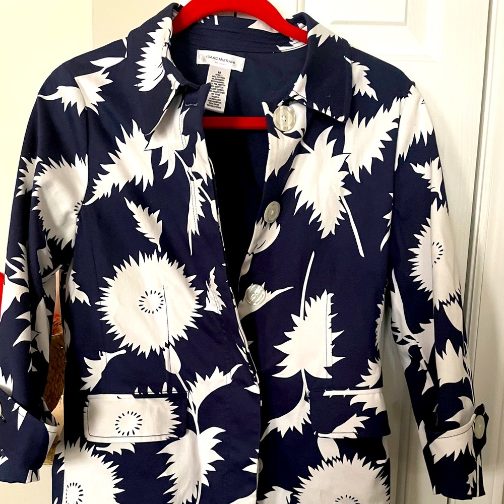 Isaac Mizrahi for Target Floral Trench Coat